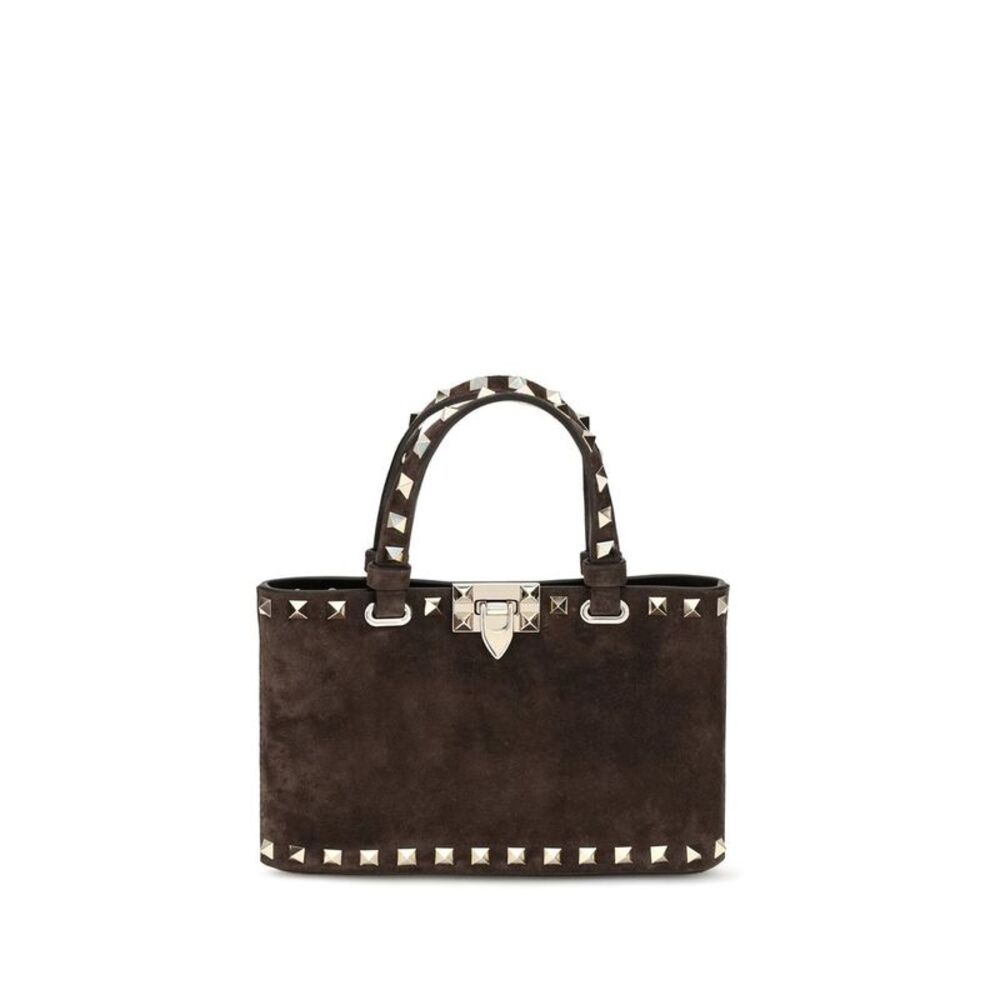 Valentino Garavani Brown Calf Leather Bos Taurus Women's Handbag